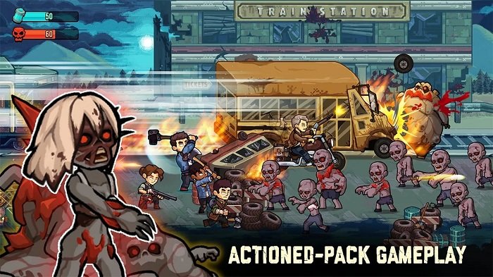 僵尸战争死亡之路无限金币破解版(Zombie Warfare: The Death Path)
