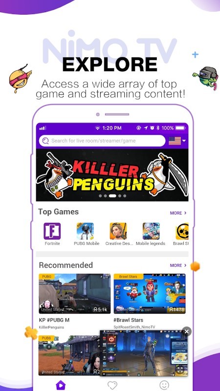 虎牙海外版nimotv