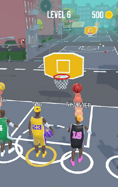篮球竞技赛游戏(basket race)