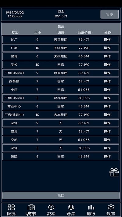 小小集团游戏