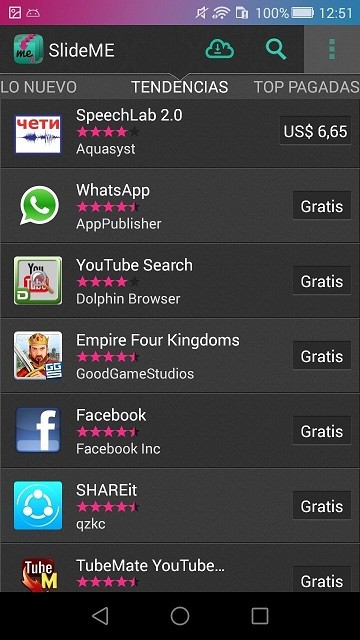 slideMe app