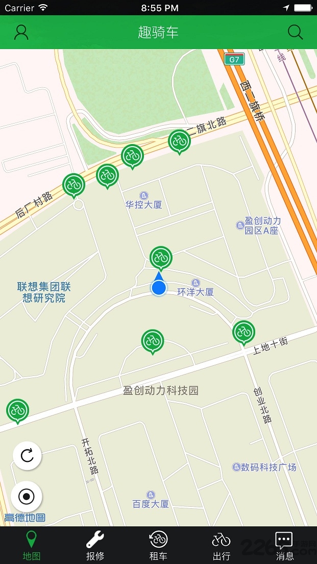 趣骑车共享单车