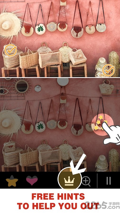 照片找不同游戏(spot 5 differences)