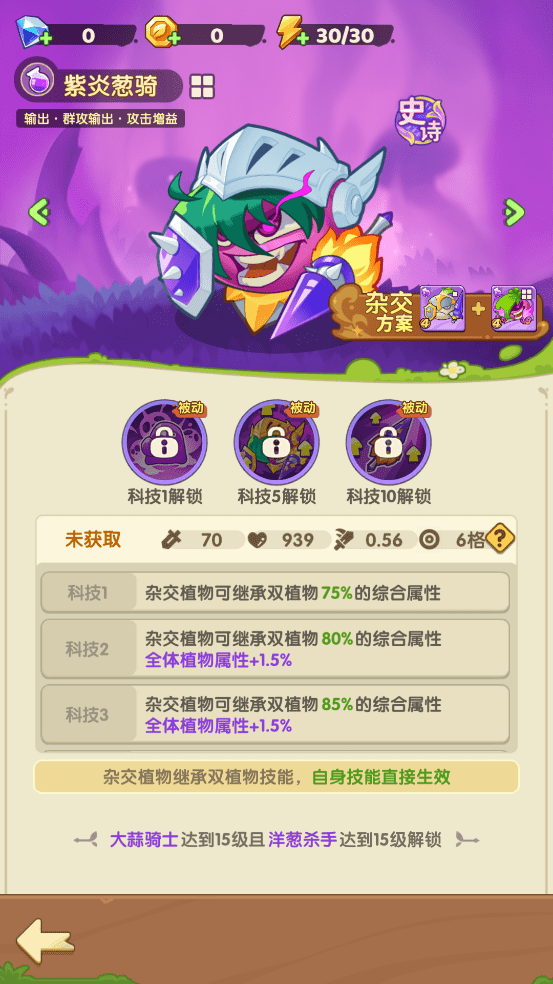 《保卫向日葵》杂交植物攻略 《保卫向日葵》杂交植物攻略