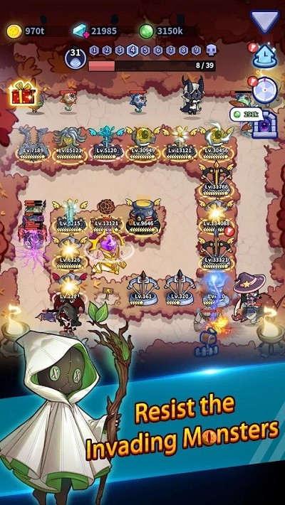 闲置防御魔法战争手游(idle defense)