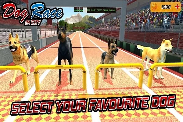 警犬跨栏冲刺手机版(dog racing game:pet animal run simulator)