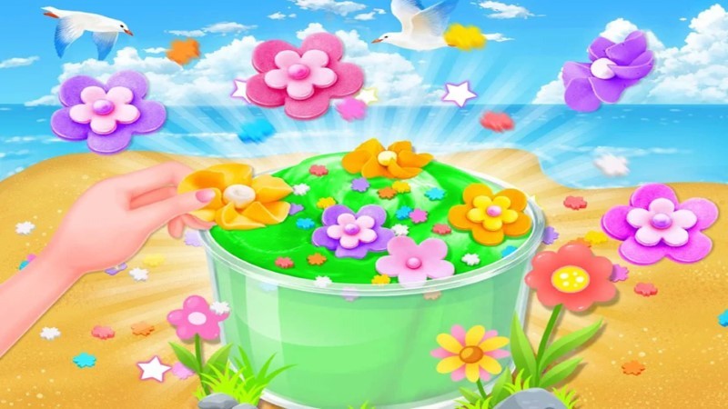 史莱姆粘液涂色画画游戏