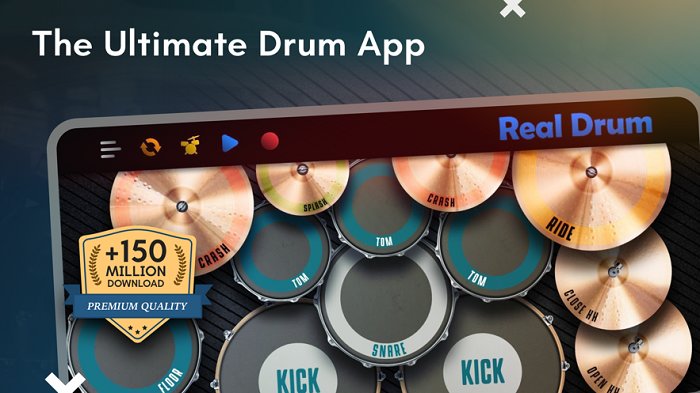 最棒的架子鼓模拟器游戏(real drum)