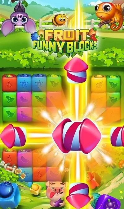 水果积木消除游戏(fruit funny blocks)