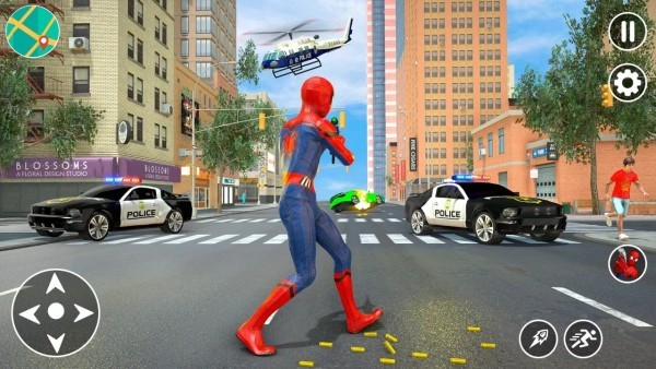 开放世界绳索英雄2021(miami super rope hero 2021)