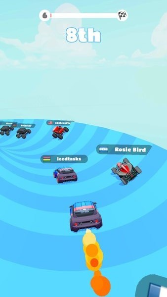 赛车追逐特技手游