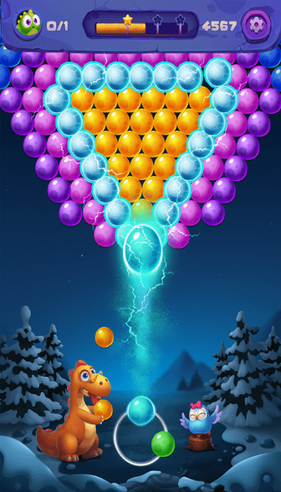 泡泡龙原始恐龙蛋最新版(bubble shooter)