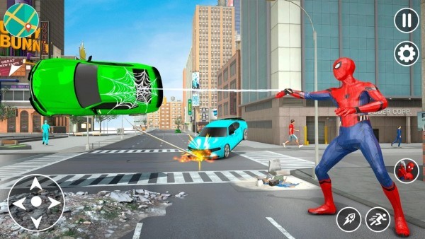 开放世界绳索英雄2021(miami super rope hero 2021)
