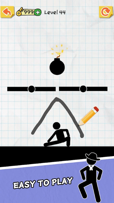 画2保存火柴人拼图游戏(draw 2 save)