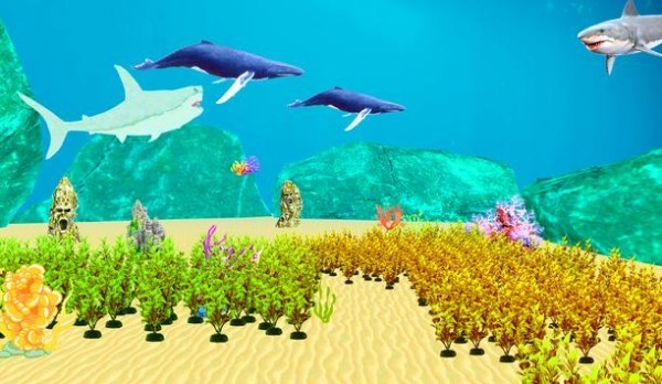mega sharks 3d巨型鲨鱼吞噬游戏