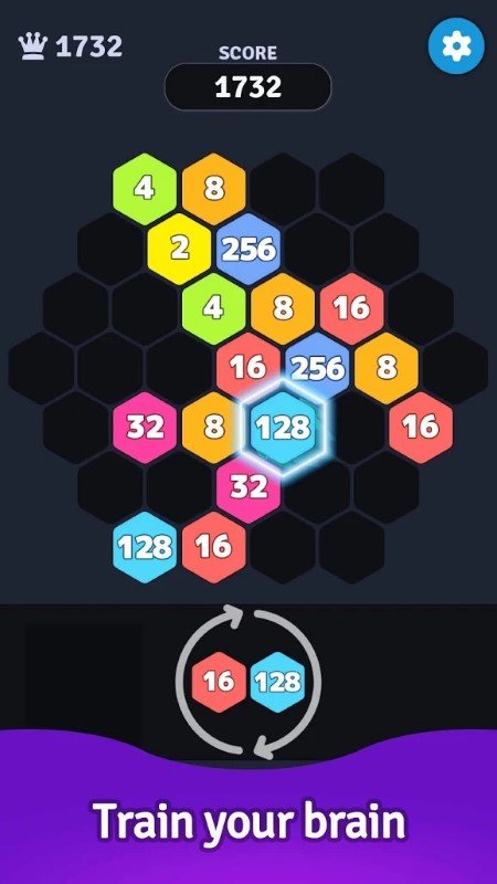2048六边形版