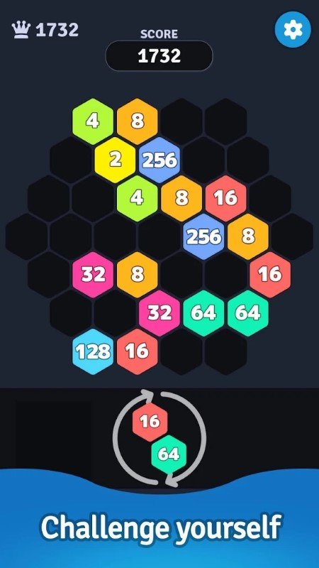 2048六边形版