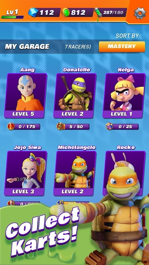 尼克卡通赛车手游戏(kart racers)