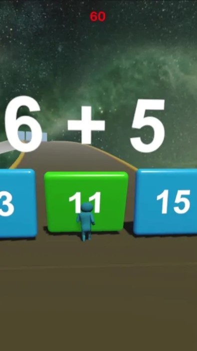数学跑酷游戏