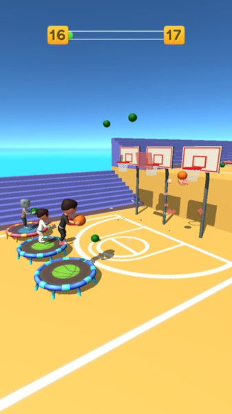蹦床篮球3d中文版
