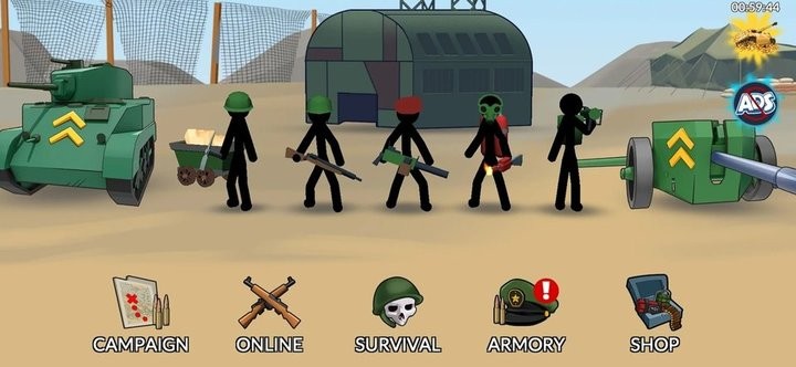火柴人二战mod手机版(stickman ww2)