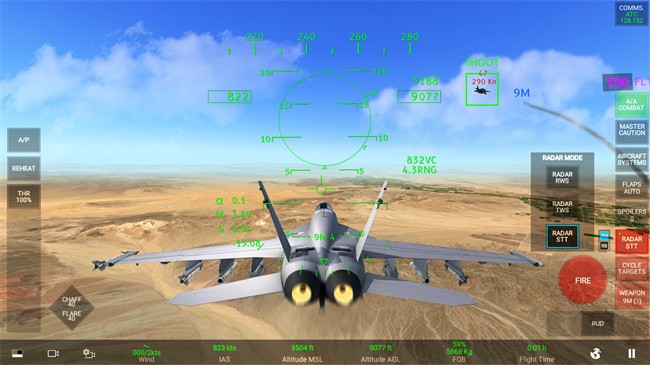 真实空战模拟器游戏