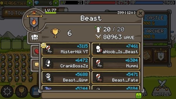 塔防城堡突袭官方版(growcastle)
