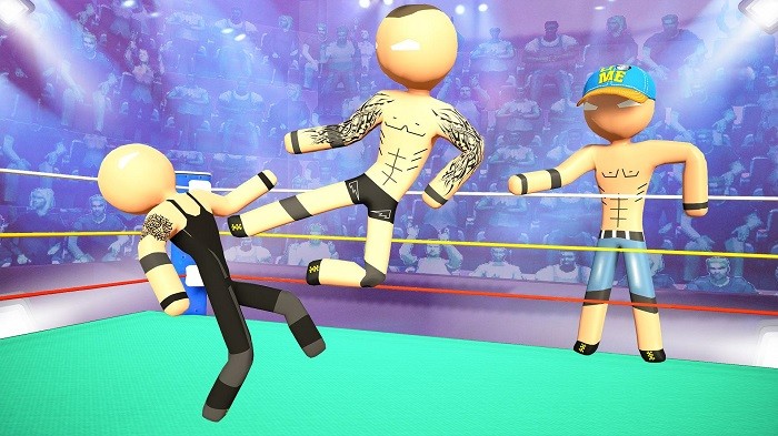 斯蒂克曼摔跤游戏(stickmen wrestling)
