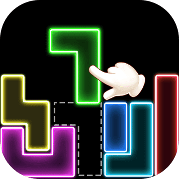 荧光方块拼图手游