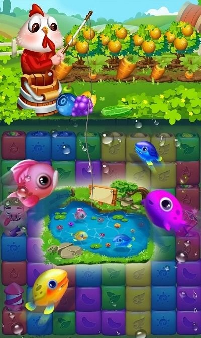 水果积木消除游戏(fruit funny blocks)