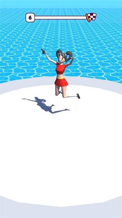 美少女枪手跑3d最新版(shoot and run 3d)