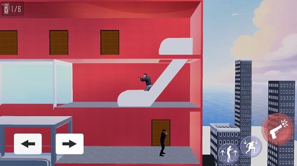 楼道射击者游戏(gunmen elevator)
