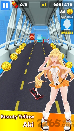 地铁美女跑酷中文破解版