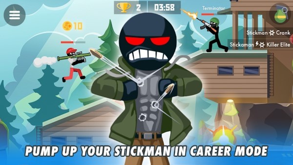 火柴人战争射击游戏(stickman combats)