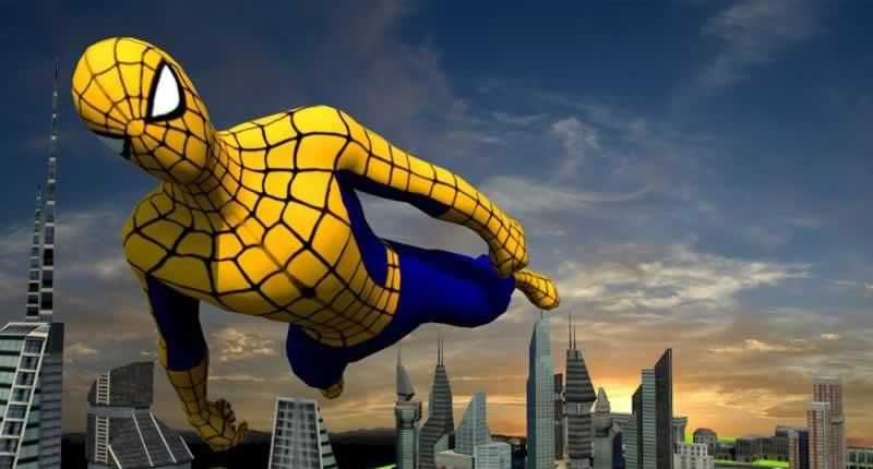 超级蜘蛛侠飞行英雄3d汉化破解版