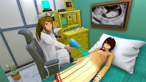 女孩家庭学校游戏