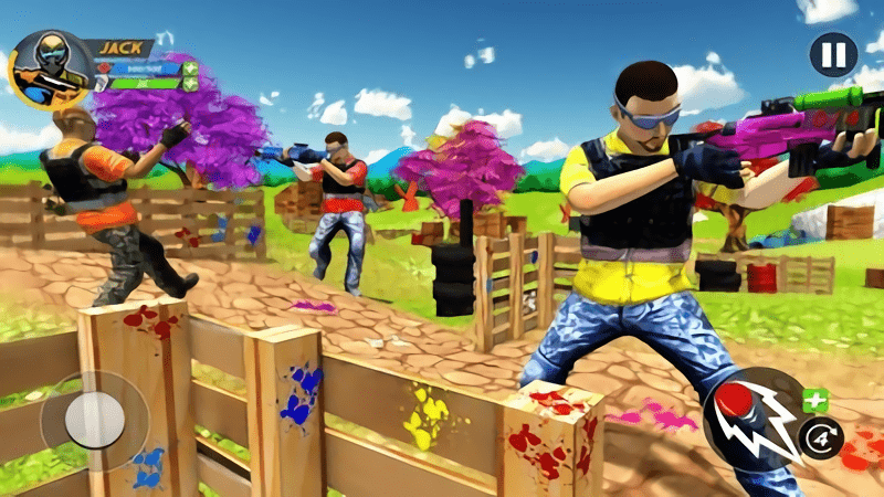 彩弹射击竞技场挑战3d游戏