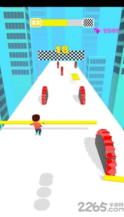 滑动屋顶3d游戏