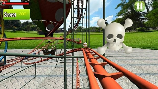 疯狂的过山车手机版(crazy roller coaster)