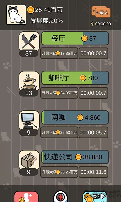 猫咪商业帝国游戏