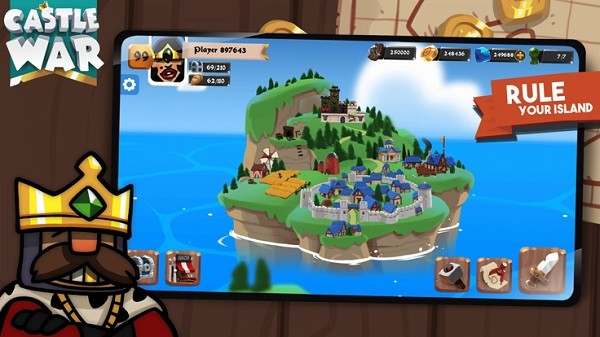 城堡战争空闲岛屿游戏(Castle War: Idle Island)