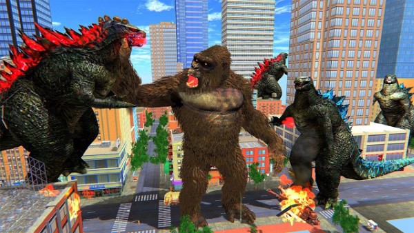 金刚vs怪兽破坏城市游戏(giant gorilla vs kaiju rush)