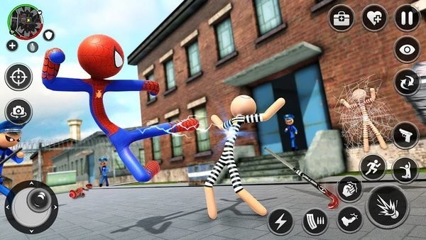 蜘蛛侠火柴人越狱游戏(spider stick hero prison break)
