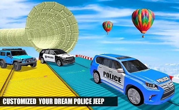 警察鬼魅吉普特技游戏