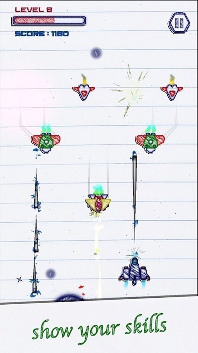 作业本飞机大战游戏