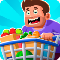 超懒超市大亨汉化破解版(idle supermarket tycoon)