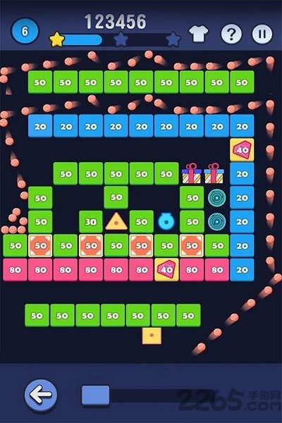 物理砖块毁灭者游戏