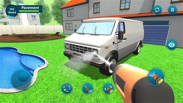 水枪洗车模拟器游戏(power washing clean simulator)