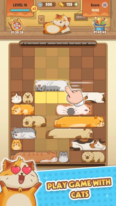 猫猫安全滑动拼图游戏