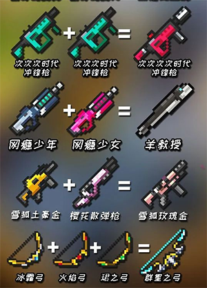 元气骑士武器合成表 元气骑士武器合成表